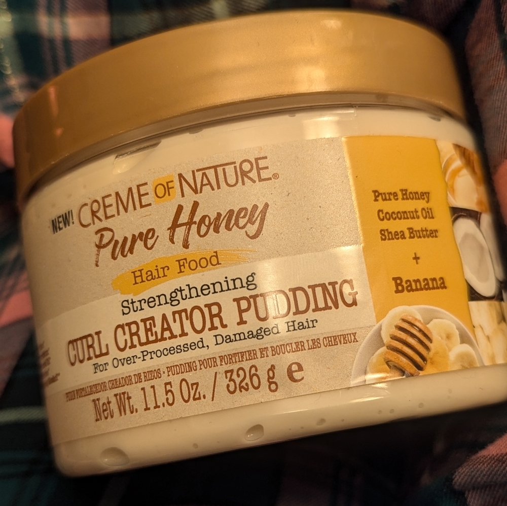 Creme of Nature, Curl Pudding, Pure Honey and Banana Collection. I